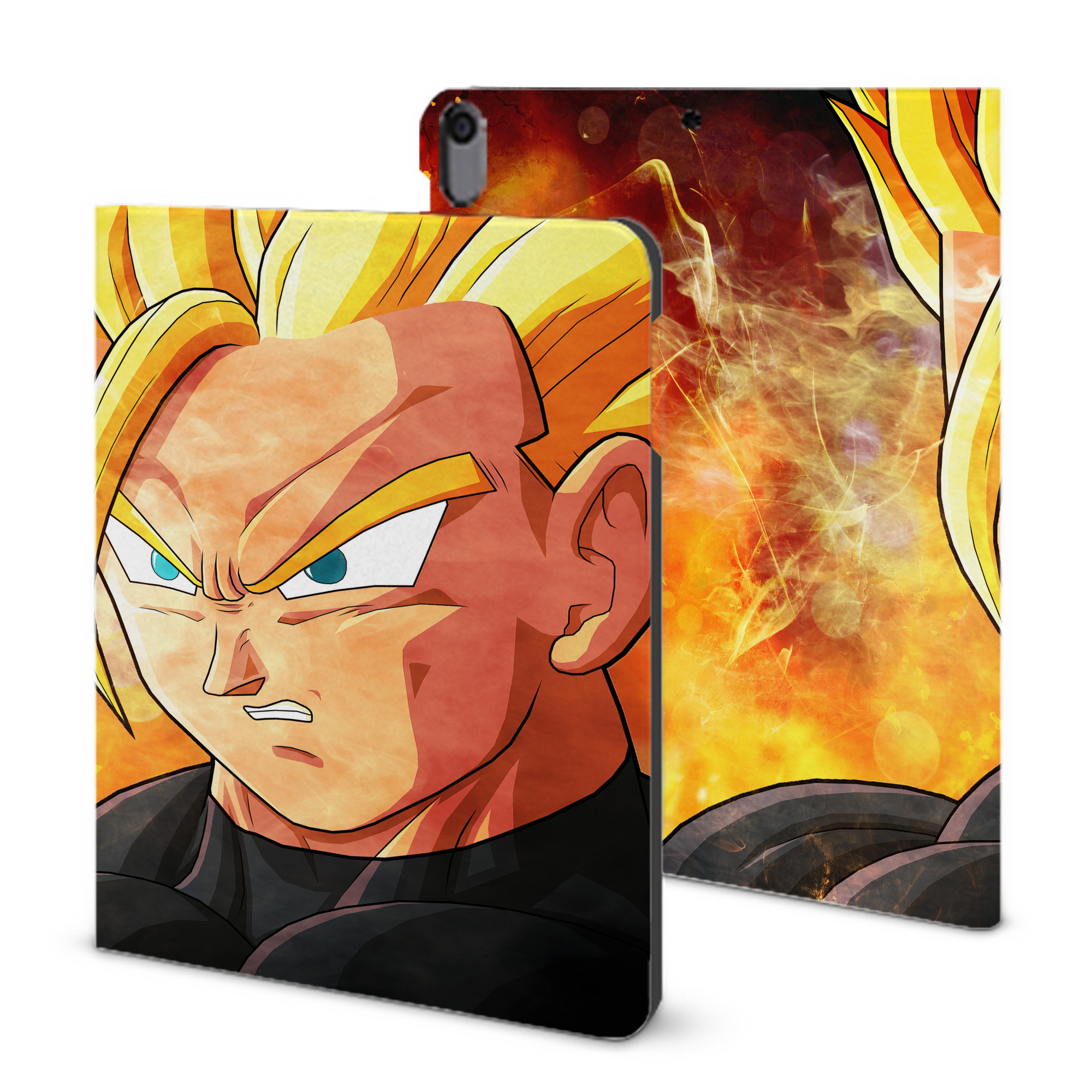 （画像用） ドラゴンボール DRAGON BALL IPad ケース ブック型 PUレザー TPU 耐衝撃 軽量 薄型 ペン収納なし 全面保護 IPad 各モデル対応